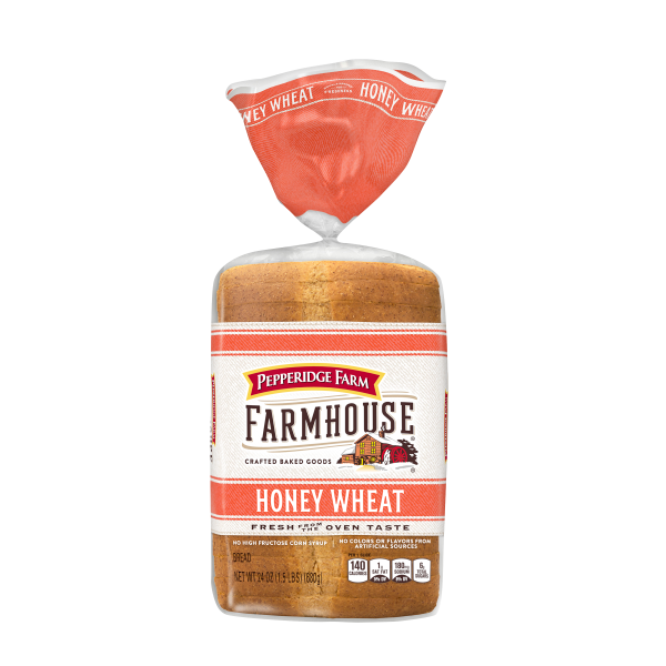 Pepperidge farm honey wheat bread item# br018