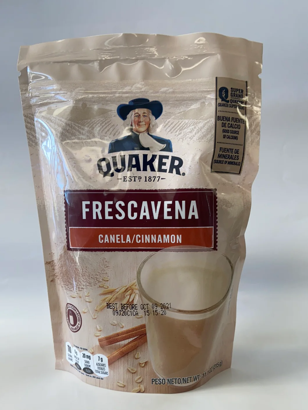 Quaker frescavena cinnamon pd048