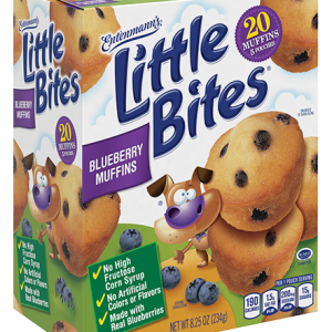 Entenmann’s little bites blueberry muffins item# sn009