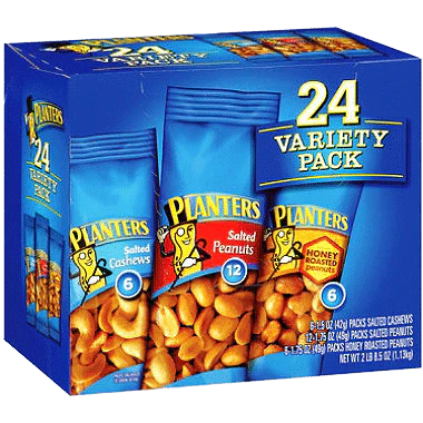 Planters variety packs 24 packs sn056