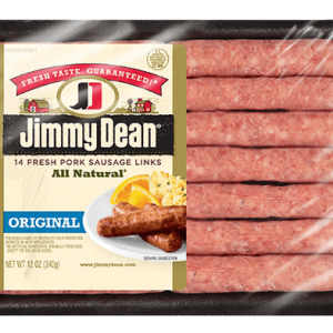 jimmy dean pork breakfast sausages 3 pack item# PO24