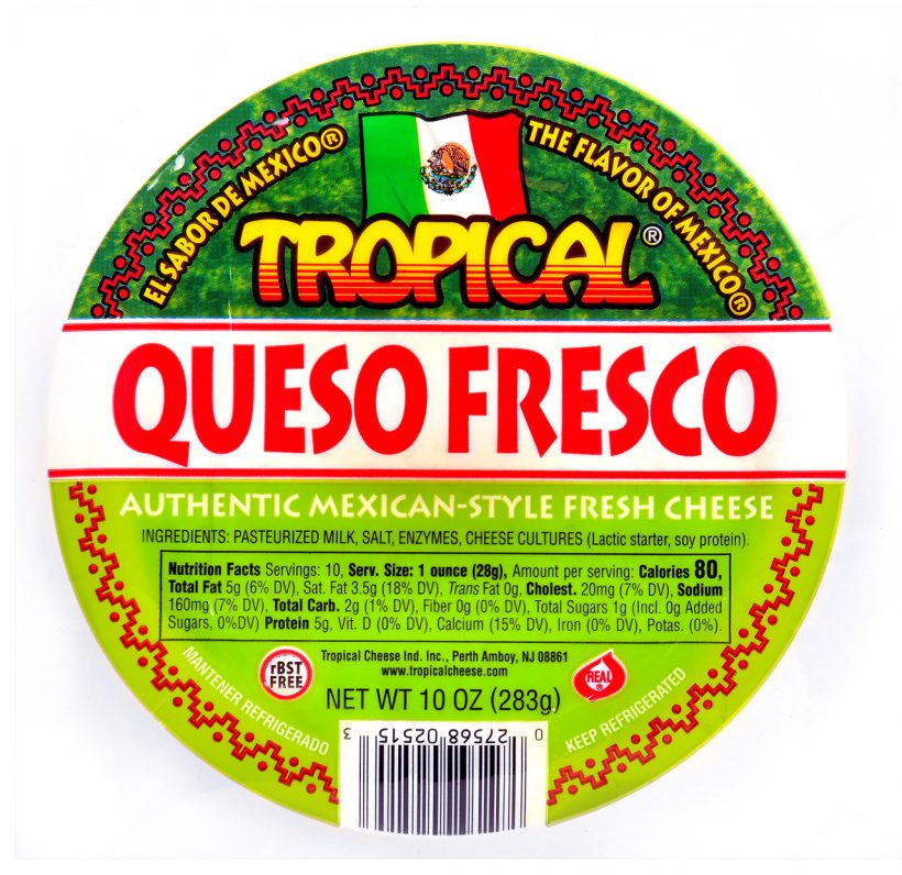 Tropical queso fresco item# ch031