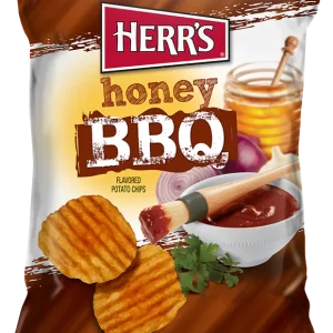 Herrs honey bbq ripple chips (single pack) sn082