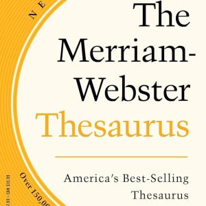 Advanced Merriam-Webster Thesaurus Book