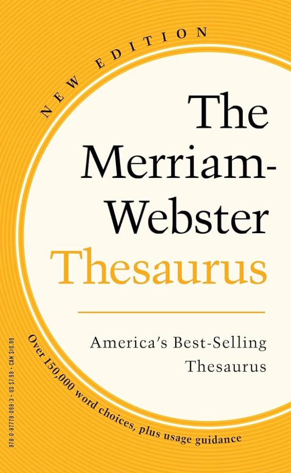 Advanced Merriam-Webster Thesaurus Book