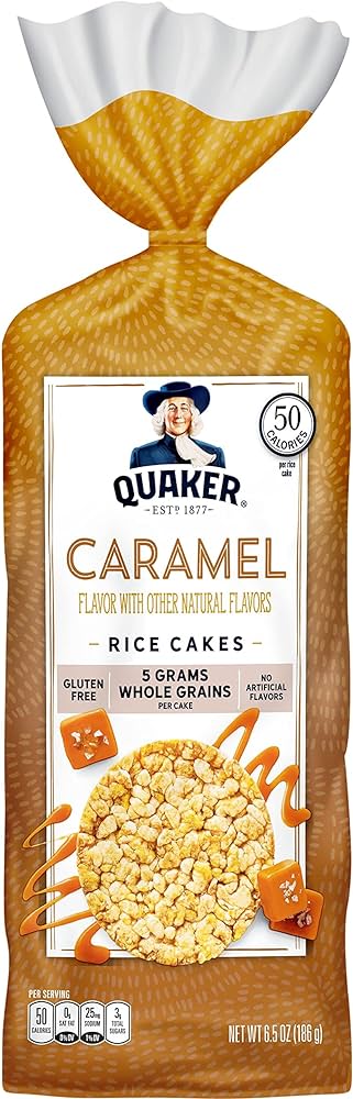 Quaker rice cakes caramel sn093
