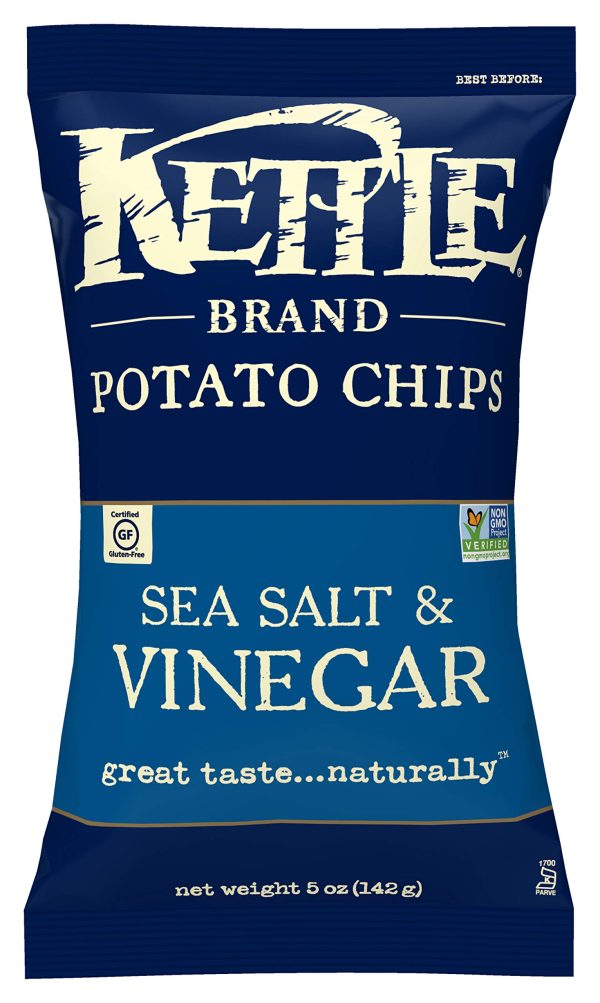 Kettle potato chips sea salt & vinegar sn105