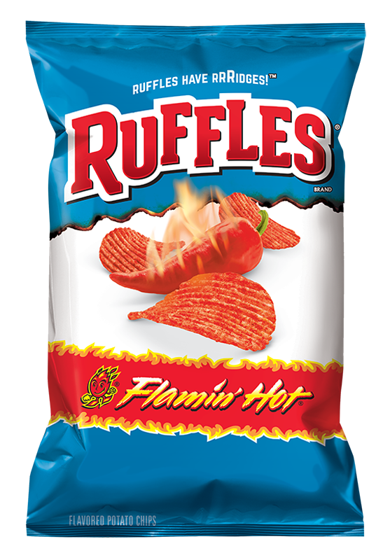 Ruffles chips flammin hot sn078