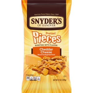 Synder pretzel pieces cheddar cheese sn099