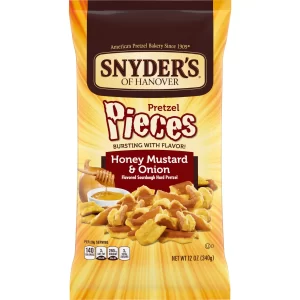 Synder pretzel pieces honey mustard sn096