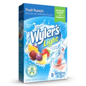 Wylers light drink fruit punch (single pouch) pd002