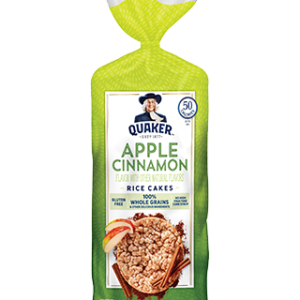 Quaker rice cakes apple cinnamon sn094
