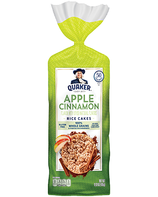 Quaker rice cakes apple cinnamon sn094