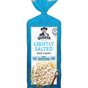 Quaker rice cakes lightly salted sn095