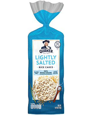 Quaker rice cakes lightly salted sn095