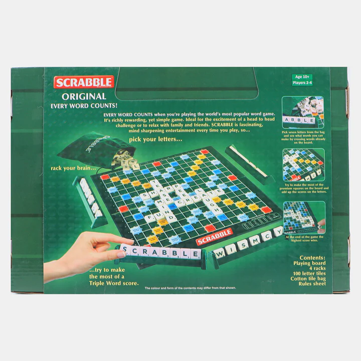 Educational Fun Scrabble Board Game For Kids And Adults #gs006