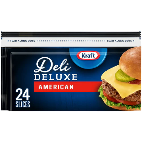 Kraft deli deli deluxe American cheese item# ch35
