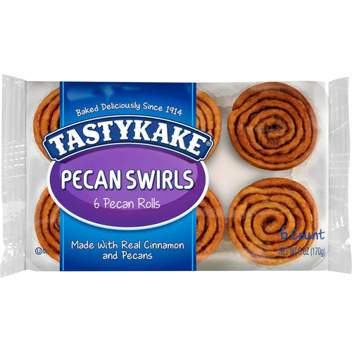 Snacks Tasty kake pecan swirls item # sn120
